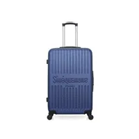 valise sinéquanone sinequanone - valise grand format abs eos-a 4 roues 70 cm - marine