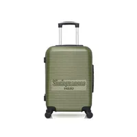 valise sinéquanone sinequanone - valise cabine abs demeter 4 roues 55 cm - kaki