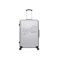 valise camps united - valise grand format abs columbia 4 roues 75 cm - gris
