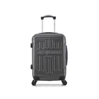 valise sinéquanone sinequanone - valise cabine abs hemera 4 roues 55 cm - gris fonce