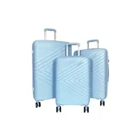 set de 3 valises david jones set de 3 valises bleu ciel - ba8001a3