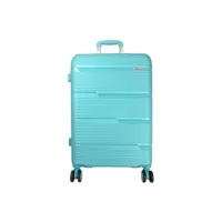 valise david jones valise grande taille rigide pete tsa 75cm vert eau