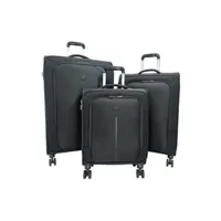 set de 3 valises delsey set de 3 valises noir - caracas3