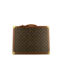 louis vuitton pre-owned valise cotteville à motif monogrammé pre-owned - marron