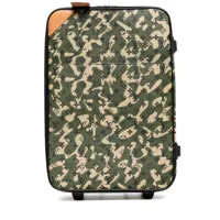 louis vuitton pre-owned valise pegase 60 à motif camouflage pre-owned (2008) - vert