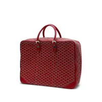 goyard pre-owned valise goyardine zippée - rouge