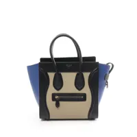 céline pre-owned sac cabas luggage micro (2010) - tons neutres